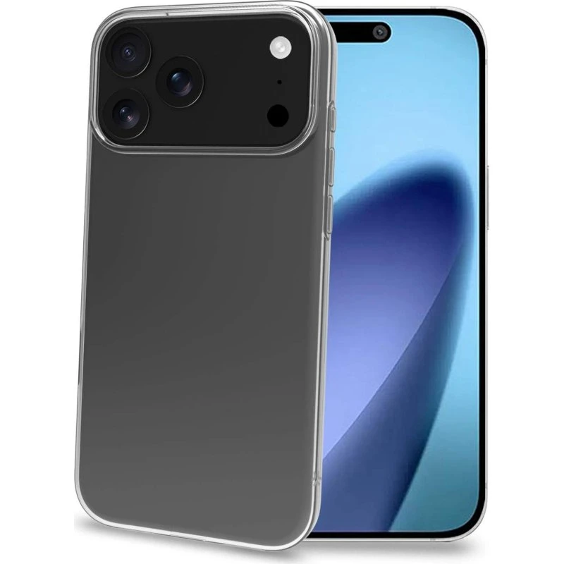Celly Gelskin TPU Cover iPhone 17 Pro Max – Transparent