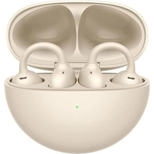 Huawei FreeClip Beige - Trådløse Hovedtelefoner med Klemfunktion