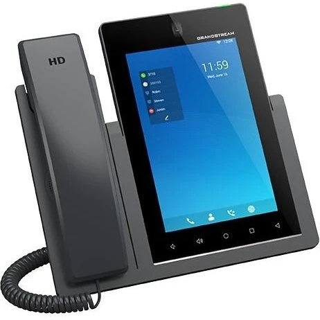 Grandstream GXV3470 7" IP-videotelefon med Wi-Fi og Bluetooth 5.0, sort