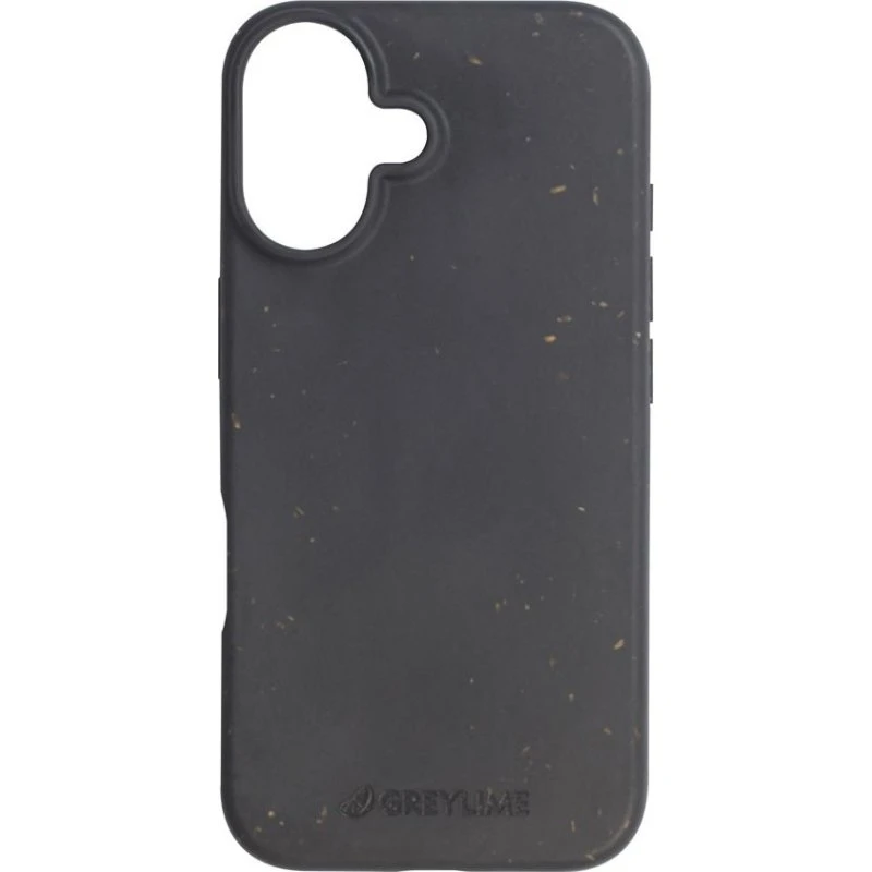 GreyLime iPhone 16 Biodegradabel Cover, Sort