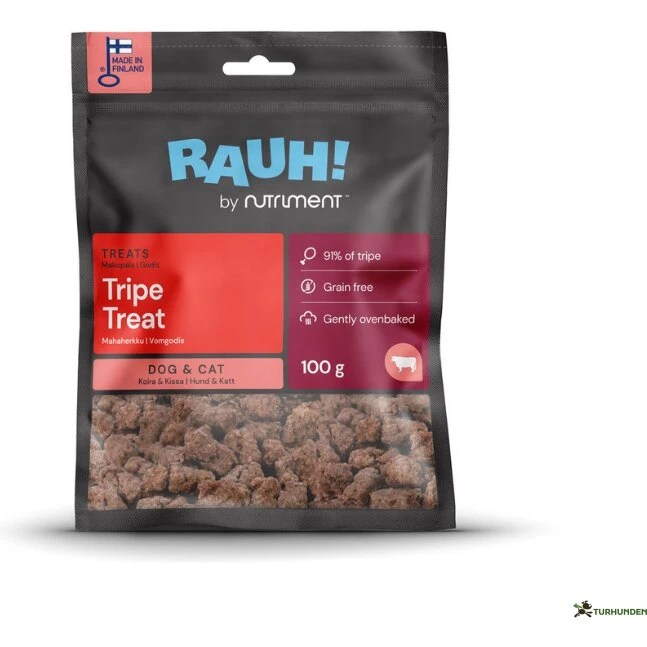 Rauh! Tripe Treat – Tørrede oksekallun godbidder 100 g