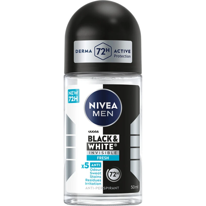 NIVEA Men Black & White Invisible Fresh roll-on 50 ml