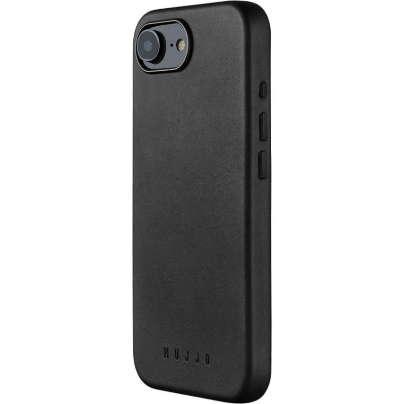 Mujjo Læderetui til iPhone 16e, Sort