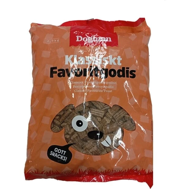 Dogman Favoritgodis hundegodbidder 2,5 kg