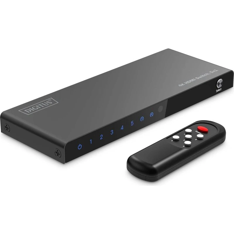 DIGITUS DS-55332 5x1 HDMI Switch 4K
