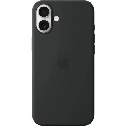 Apple iPhone 16 Plus Silicone Case med MagSafe – Sort