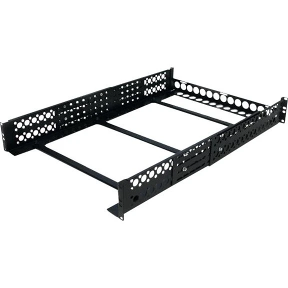 StarTech.com UNIRAILS2U 2U Rackspor, Sort, 19"