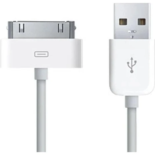 Apple 30-pin USB-ladekabel, 1 m, til iPad 1-3, iPhone 3G-4s, iPod