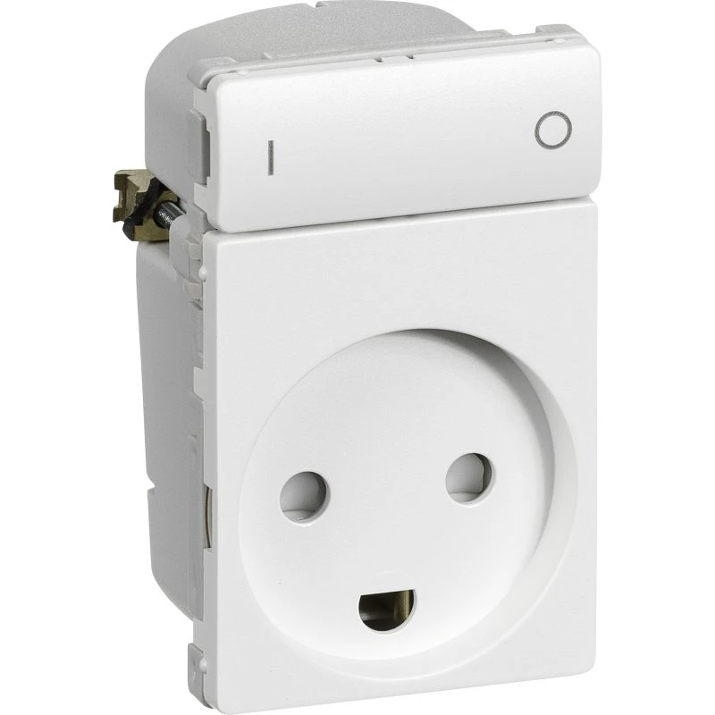 LK IHC Wireless Fuga stikkontakt 1,5 modul, hvid