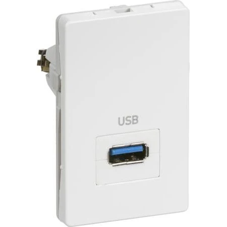 Fuga 1,5M T3 USB 3.0 Passiv Vinklet HUN/HUN Adapter, Hvid