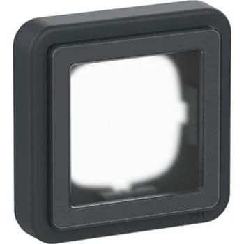 LK OPUS 74 Adapterdæksel med Membran, 1 modul, antracitgrå