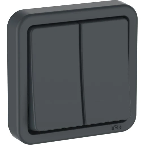 LK Opus 74 Afbr. Krone Antracit IP44