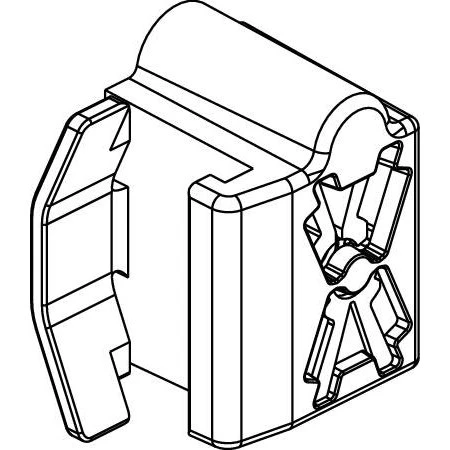 Cubic Holder for stangføring 3004-0045