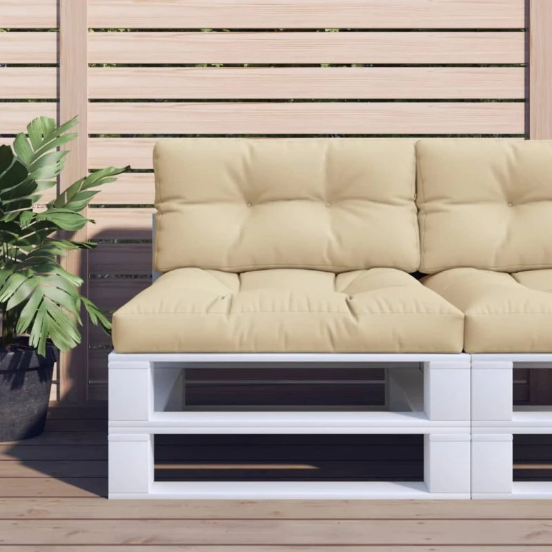vidaXL pallehynde 70x40x12 cm beige