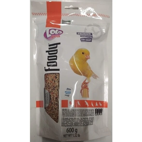 LOLO Kanariefoder komplet 600 g – genlukkelig pose