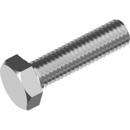 Sætbolt M8x50mm A4 Sw13 DIN933 Kl.80