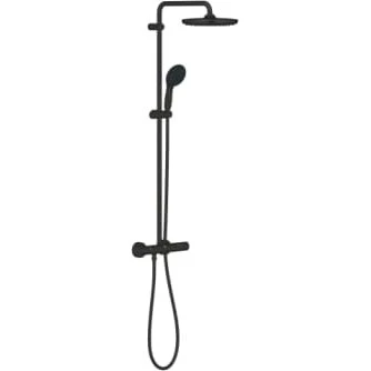 Grohe Vitalio Start System 250, mat sort, komplet brusesæt