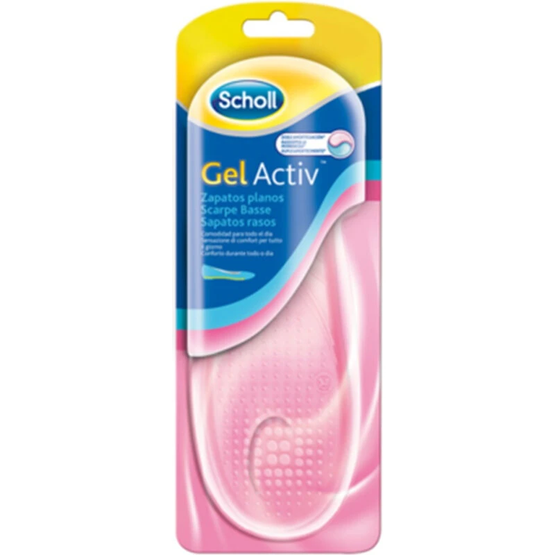 Scholl Gel Activ indlægssåler til flade sko (dame)