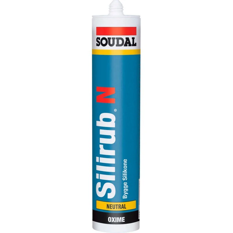 Soudal Silirub Byggesilicone Transparent 310ml