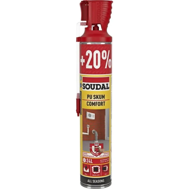 Soudafoam Comfort Helårsskum Genius +20% Champagne 720ml