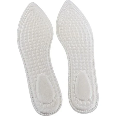 Svedabsorberende indlægssåler 1 par (35-40) - Beige/Sort