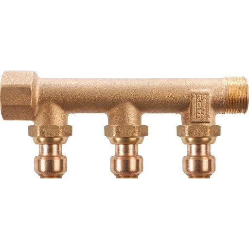 Roth Rødgods Indstiksfordelerrør 3x15 mm