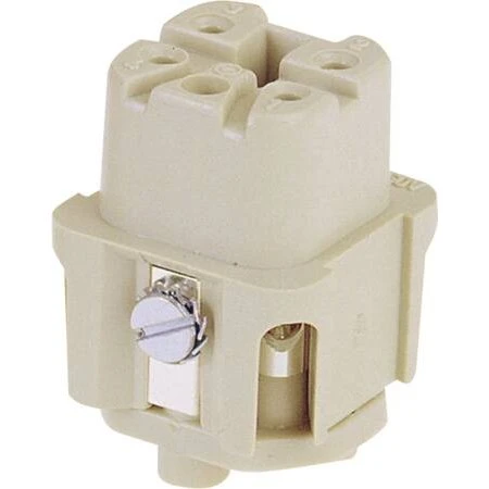 Harting Han A 3 A 4P+J Skrueterminal, 10A, 2,5mm²