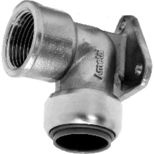 Roth Dækvinkel 15 mm x 1/2" rustfri stål