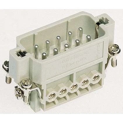 Harting Han A 10-pol 10A stikindsats med skrueterminal