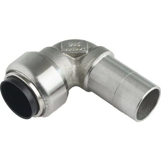 Roth rustfri vinkel muffe/nippel 15 mm