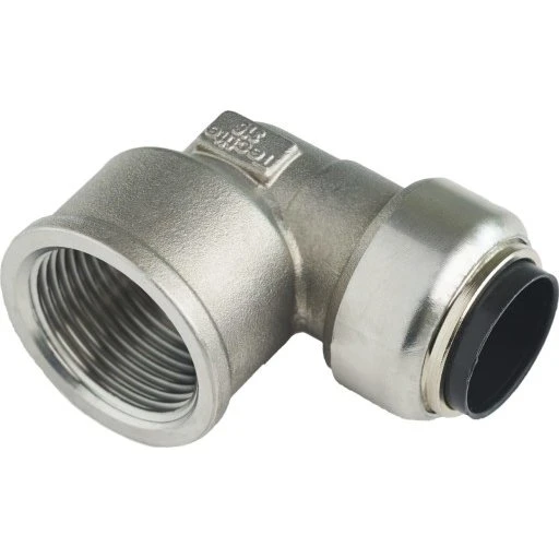 Roth Vinkel 22 mm x 3/4" Muffe, Rustfri