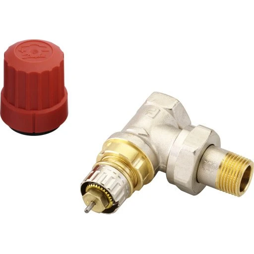 Danfoss RA-N 1/2" vinkelløbende ventilver, krom