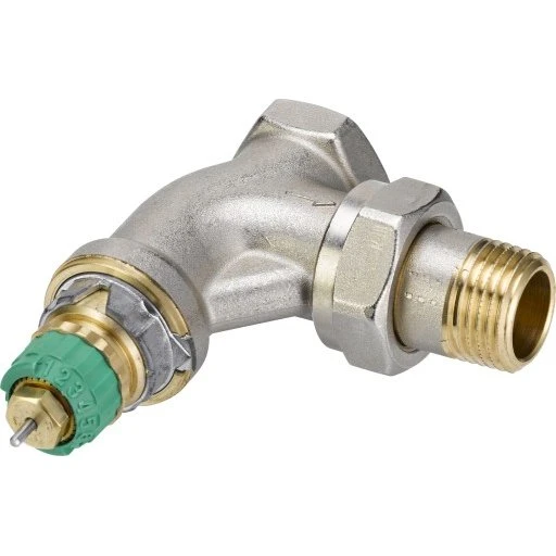 Danfoss RA-DV 1/2" vinkelløbende dynamisk radiatorventil