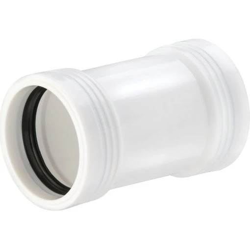 Wavin Wafix dobbeltmuffe Ø32 mm hvid