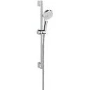 Hansgrohe Crometta 1jet Brusesæt 65 cm Hvid/Krom