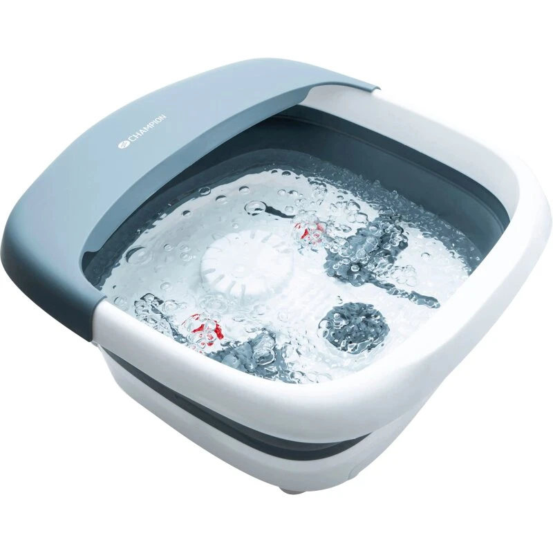Champion CHFB210 sammenklappeligt fodbad 5L med varme & massage