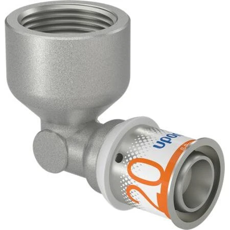 Uponor S-Press vinkel m/muffe 20 mm 3/4"