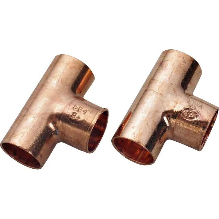 Viega 15 mm loddet tee i kobber