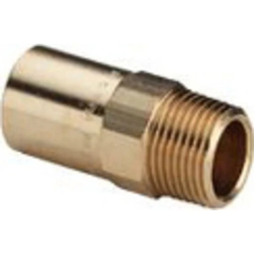 Viega Sanpress 22 mm x 3/4" nippel/nippel rødgods