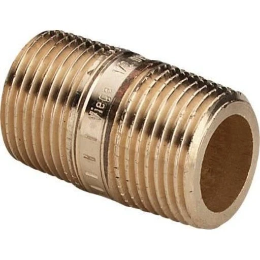 Viega 1" x 40 mm Rødgods Nippelrør