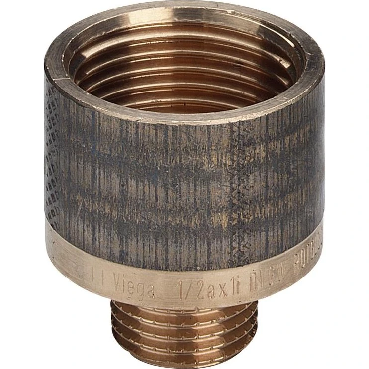 Viega 1" x 1/2" Spidsmuffe Rødgods