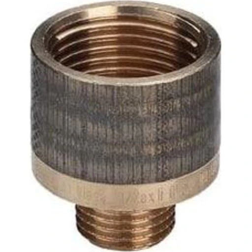 Viega Spidsmuffe 1/2" x 3/8" Rødgods