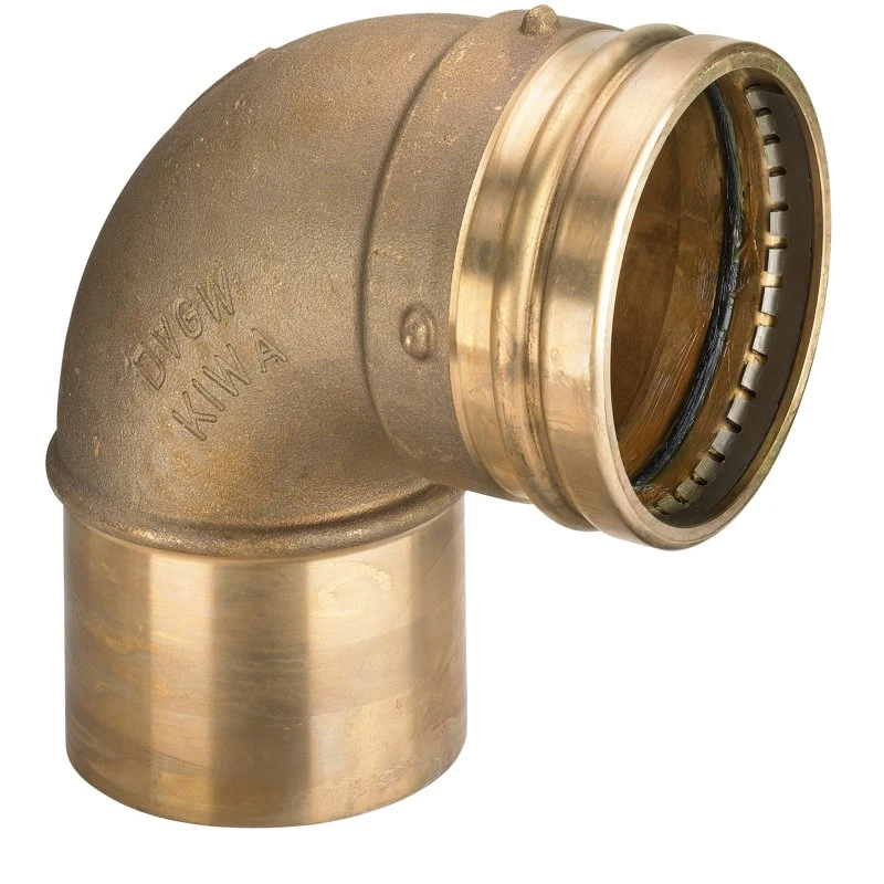 Viega Sanpress XL bøjning 90° 76,1 mm Rødgods