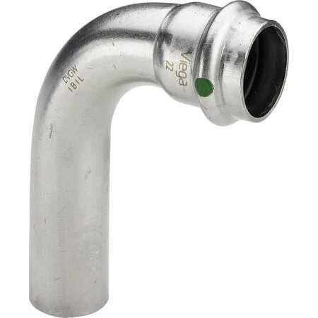 Viega Sanpress Inox Bøjning 90° 54 Rustfri Stål