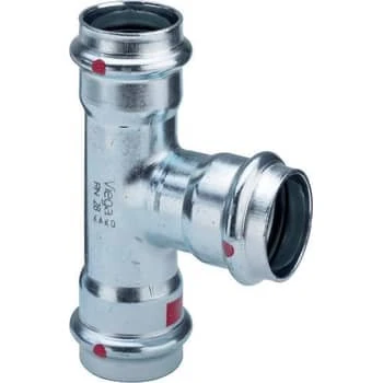 Viega Prestabo T-stykke 18 x 15 x 18 mm forzinket stål