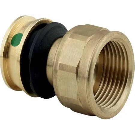 Viega Raxofix overgang 16 x 3/4" muffe/muffe rødgods