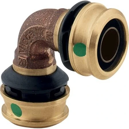 Viega Raxofix Bøjning 90° 20 Rødgods / blank