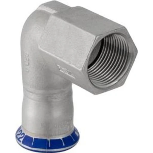 Geberit Mapress 90° bøjning 28 mm x 1" muffe/muffe