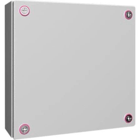 KX Klemmekasse 300x300x120 mm, stålplade, med låg
