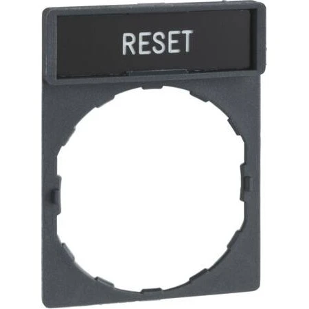 Schneider Electric ZBY2322 Skilteholder, Ø22 mm, krombelagt